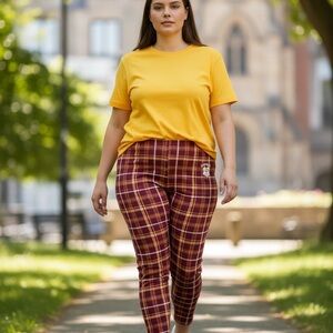 NWT Torrid Harry Potter Hogwarts Plaid Full Length Leggings | 3X (22/24)